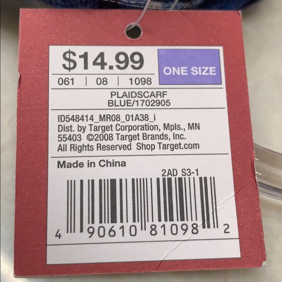 🆕 Plaid scarf - Picture 7 of 7